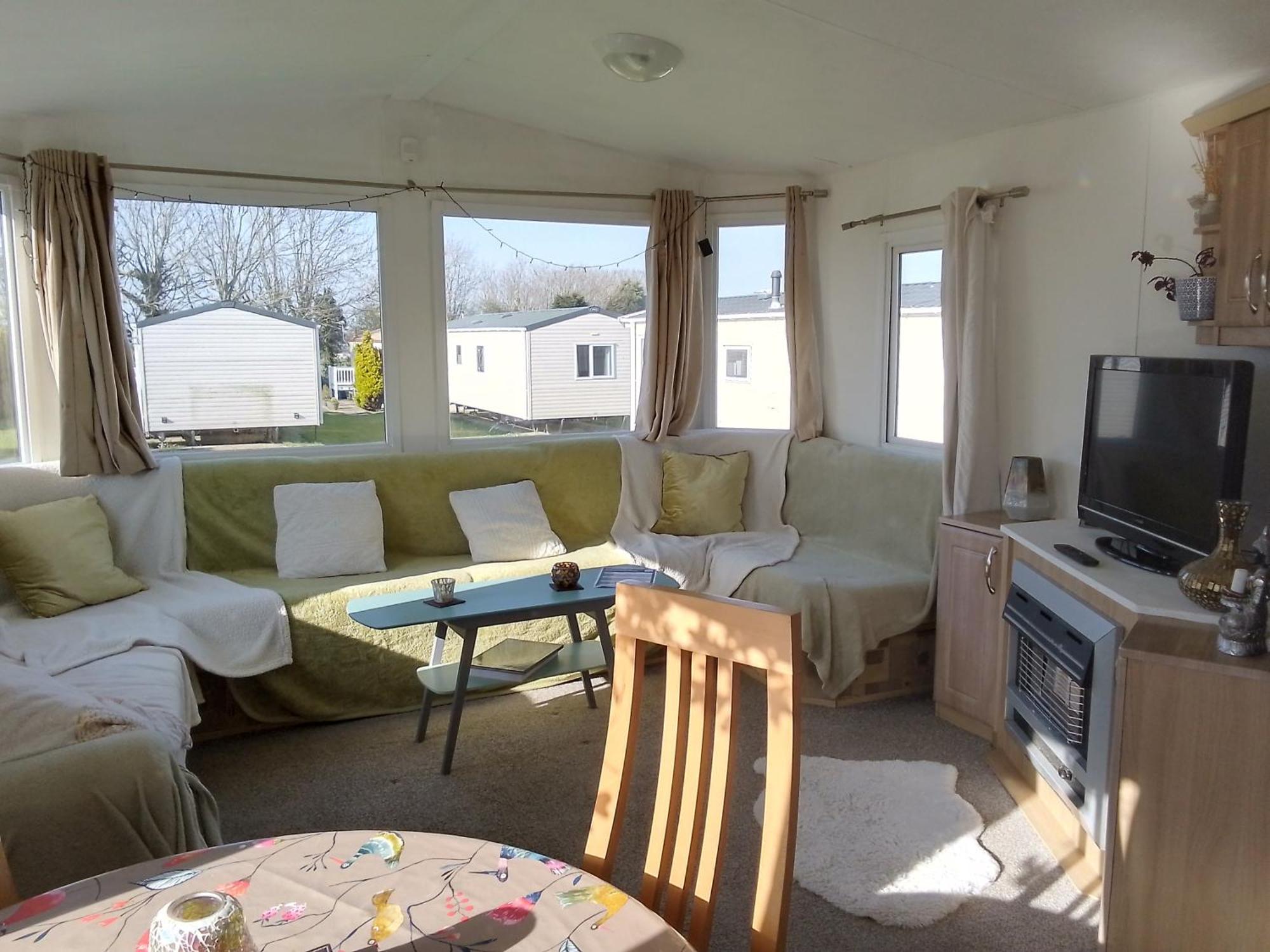 Private Caravan Situated At Parkdean Holiday Resort St Margaret'S At Cliffe Number 18 المظهر الخارجي الصورة